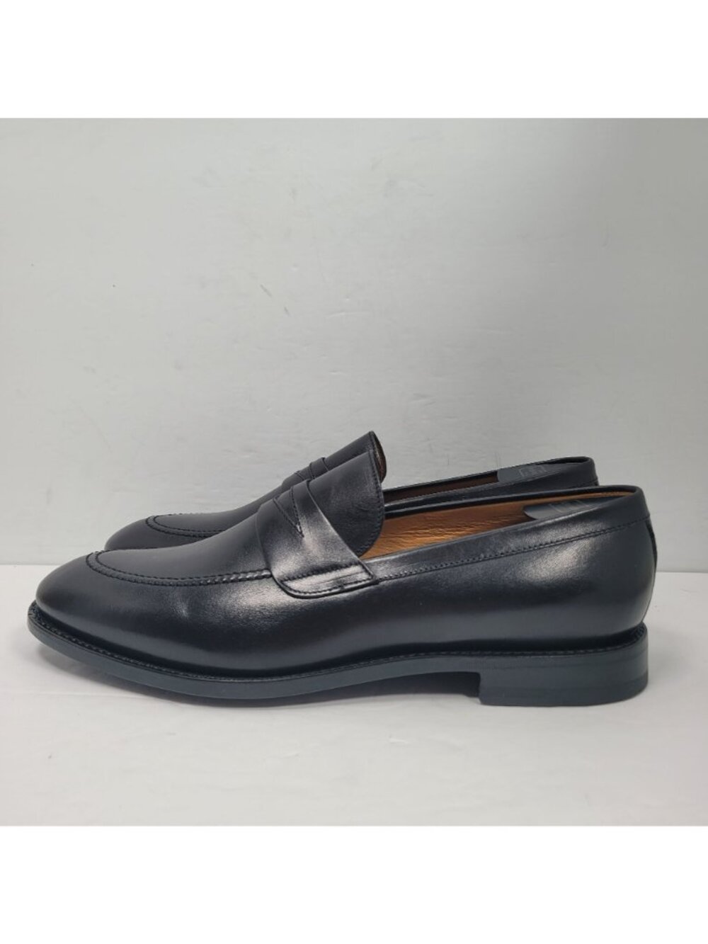 Hall Madden Men's Penny Loafer Dress Shoes Made in Italy US Size 10.5 EU 43.5 - Picture 2 of 8